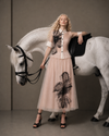 The	Botanical Satin Two-Piece