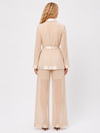 The	Nude Chiffon Wrap Set