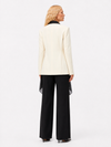 The	Ivory Contrast Blazer Set